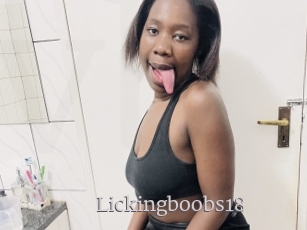 Lickingboobs18