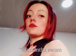 Samantha_swam